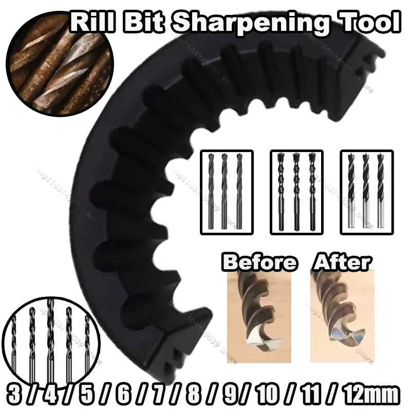 Drill Bit Sharpener Attachment (3–12 mm)