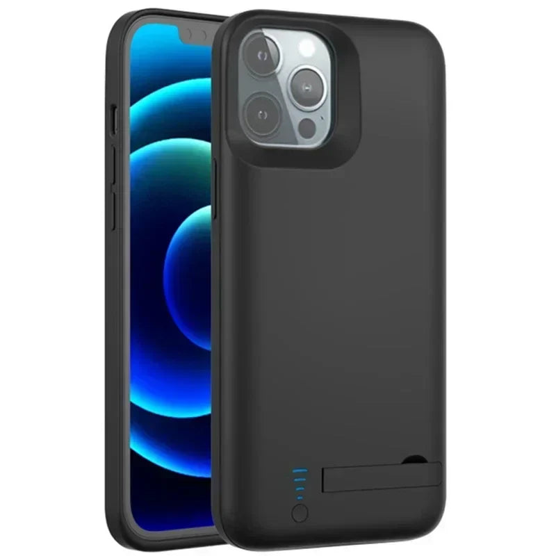 10000 mAh Battery Charging Case for iPhone 12–16