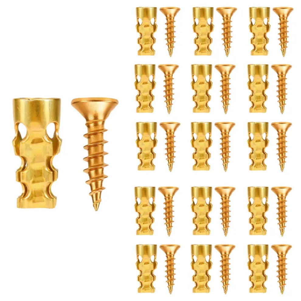 Hinge Repair Screws & Expansion Anchors (30 or 60 Pieces)