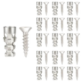 Hinge Repair Screws & Expansion Anchors (30 or 60 Pieces)