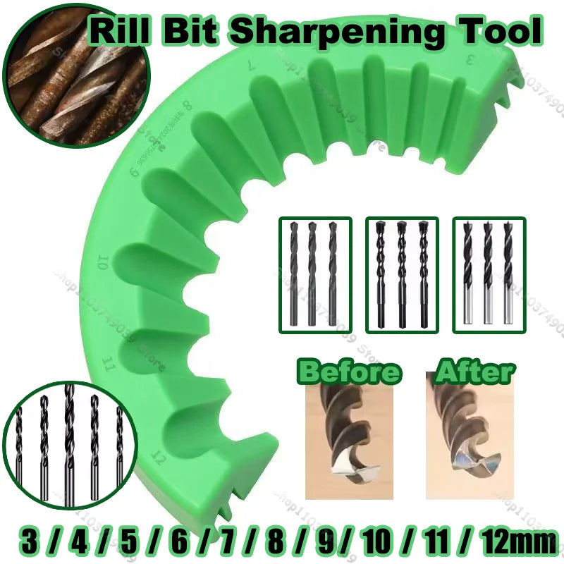 Drill Bit Sharpener Attachment (3–12 mm)