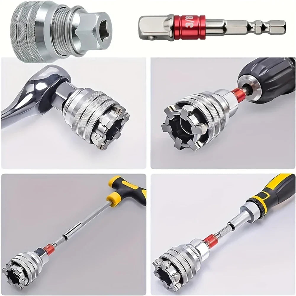 Universal Adjustable Socket Wrench 10–19 mm