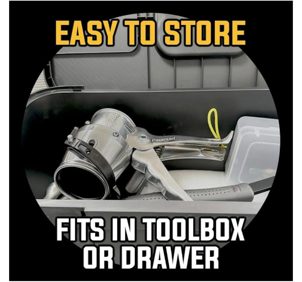 Compact No-Drip Caulking Gun