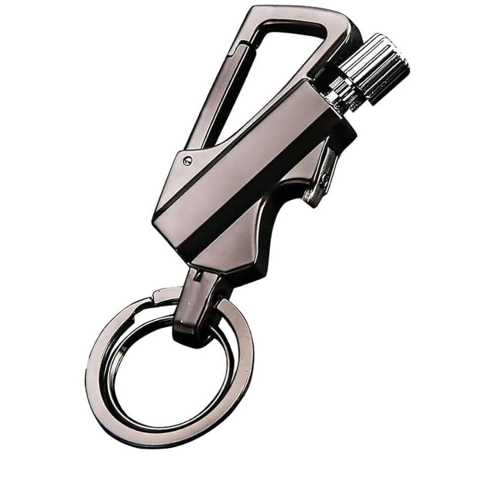 3-in-1 Permanent Match Keychain with Bottle Opener