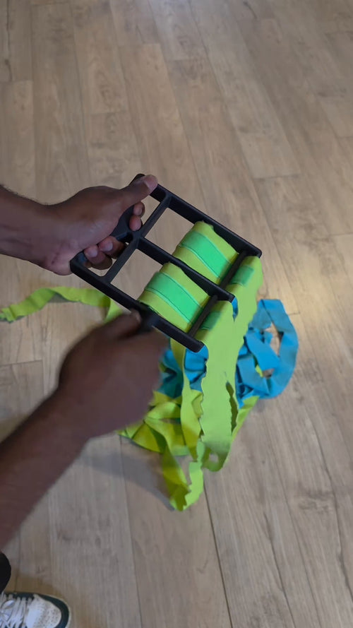 Agility Ladder with Tangle-Free Hand-Crank Winder