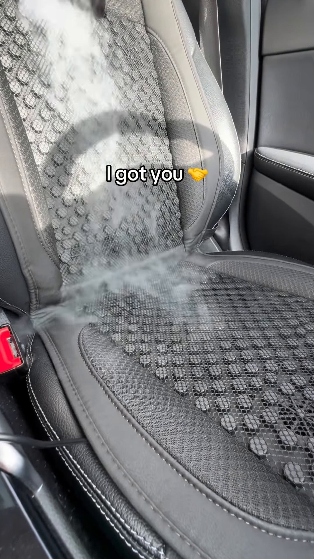 Cooling Car Seat Cushion with Built-in Fans – 12V