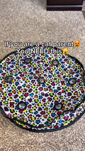 Interactive Cat Play Mat with Self-Moving Smart Ball