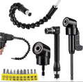 14-Piece Flexible Shaft & Right Angle Drill Adapter Set