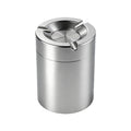 Stainless Steel Rotating Ashtray with Lid