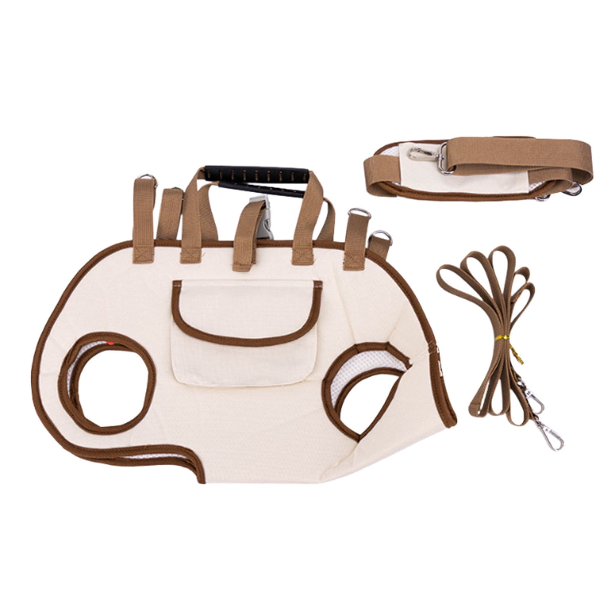 Front Dog Carrier Sling with strap and leash