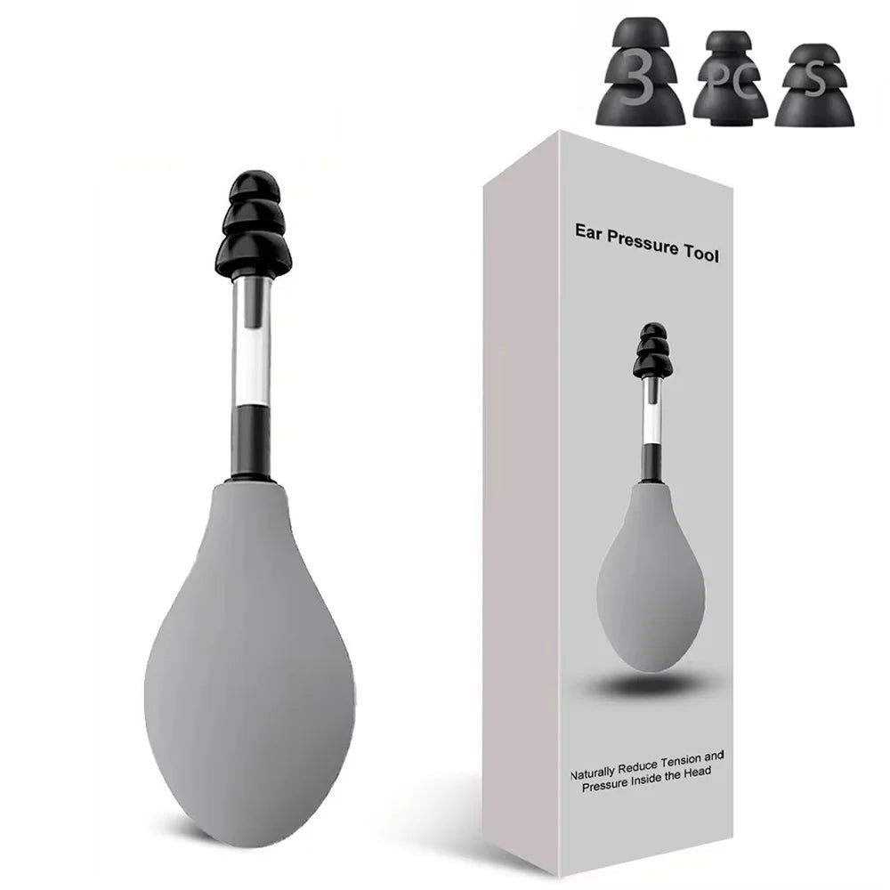 Ear Pressure Relief Tool with box and ear tips