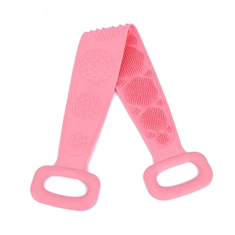 Double-Sided Silicone Back Scrubber Strap