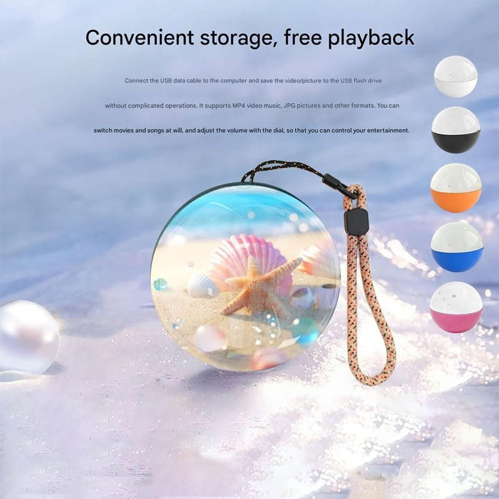 Memory Orb Video Ornament colors and USB upload