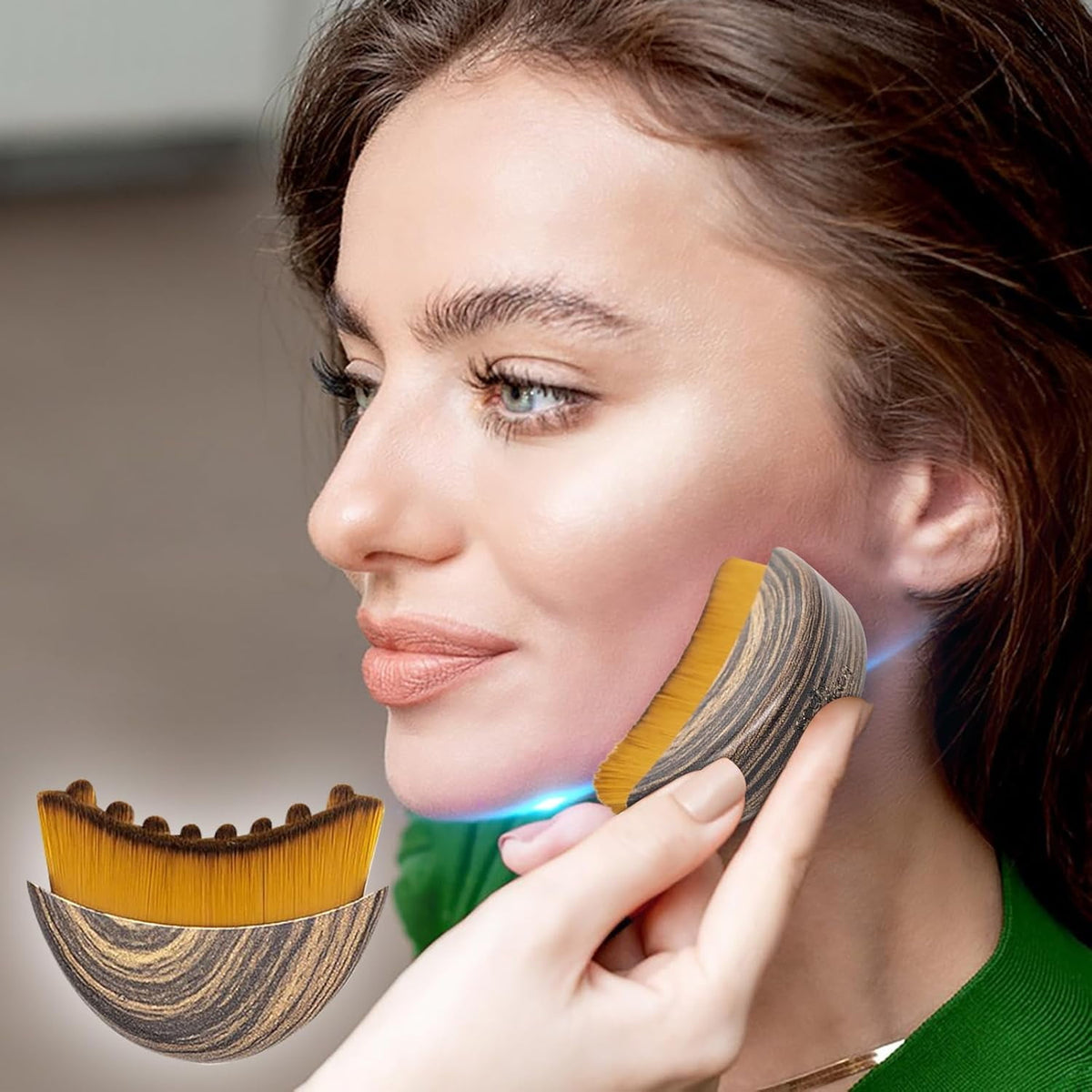 Contour Face Brush for Facial Massage & Sculpting