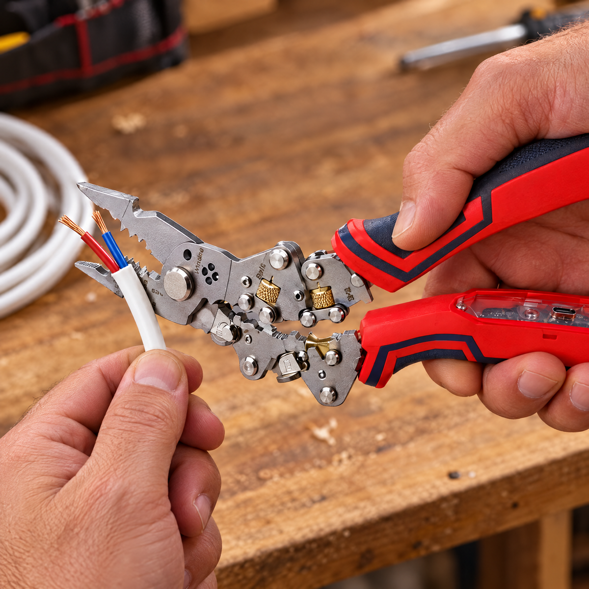 Stripping an electrical cable