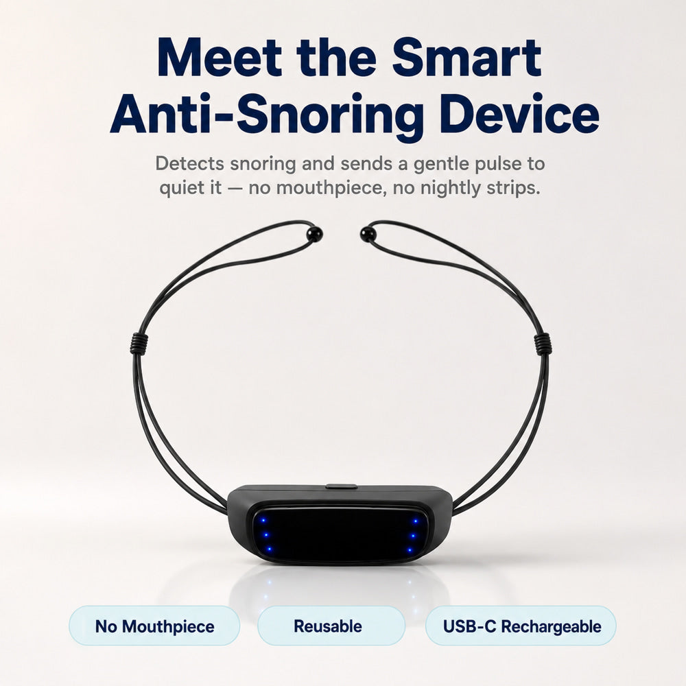 Smart Anti-Snore Chin Strap Device