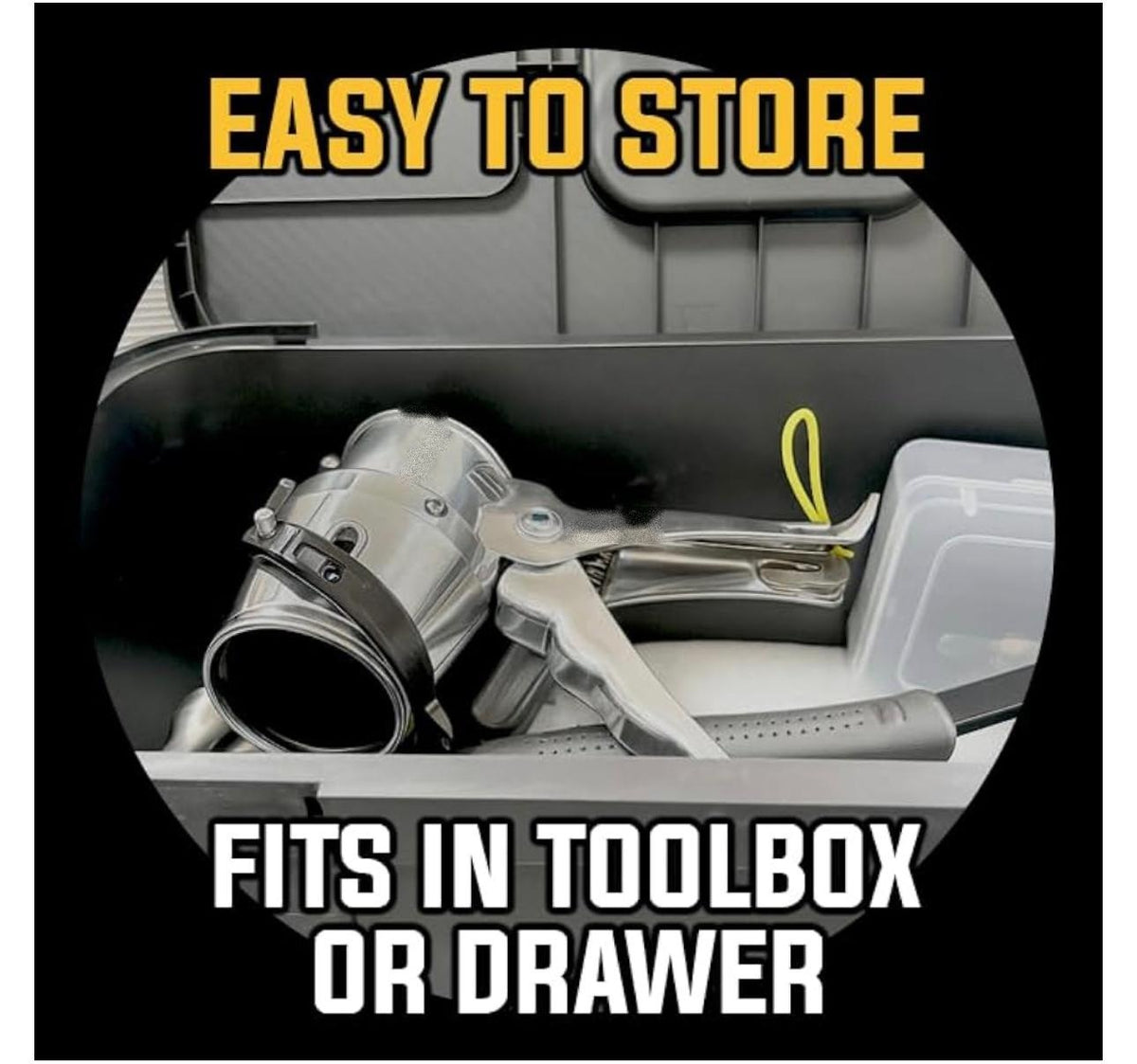 Compact No-Drip Caulking Gun