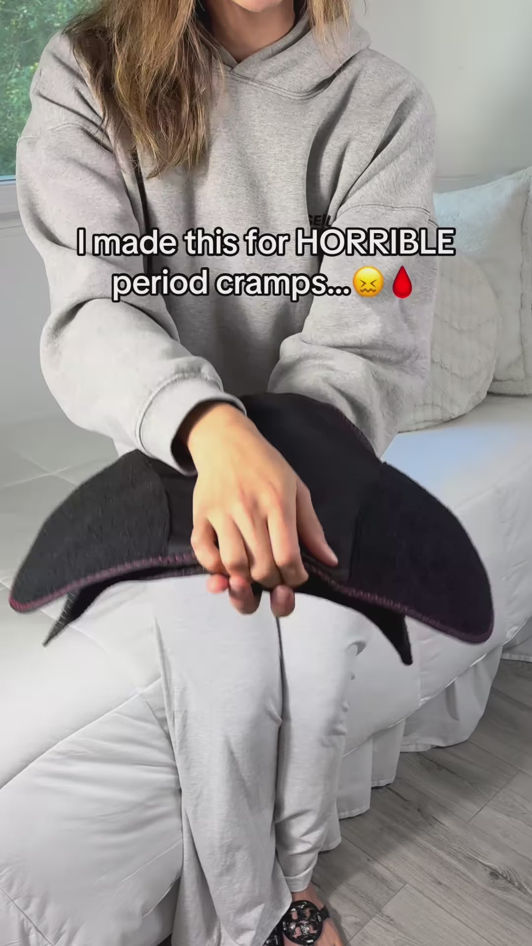 Cordless Heating Belt for Cramps & Back – Vibration & Heat