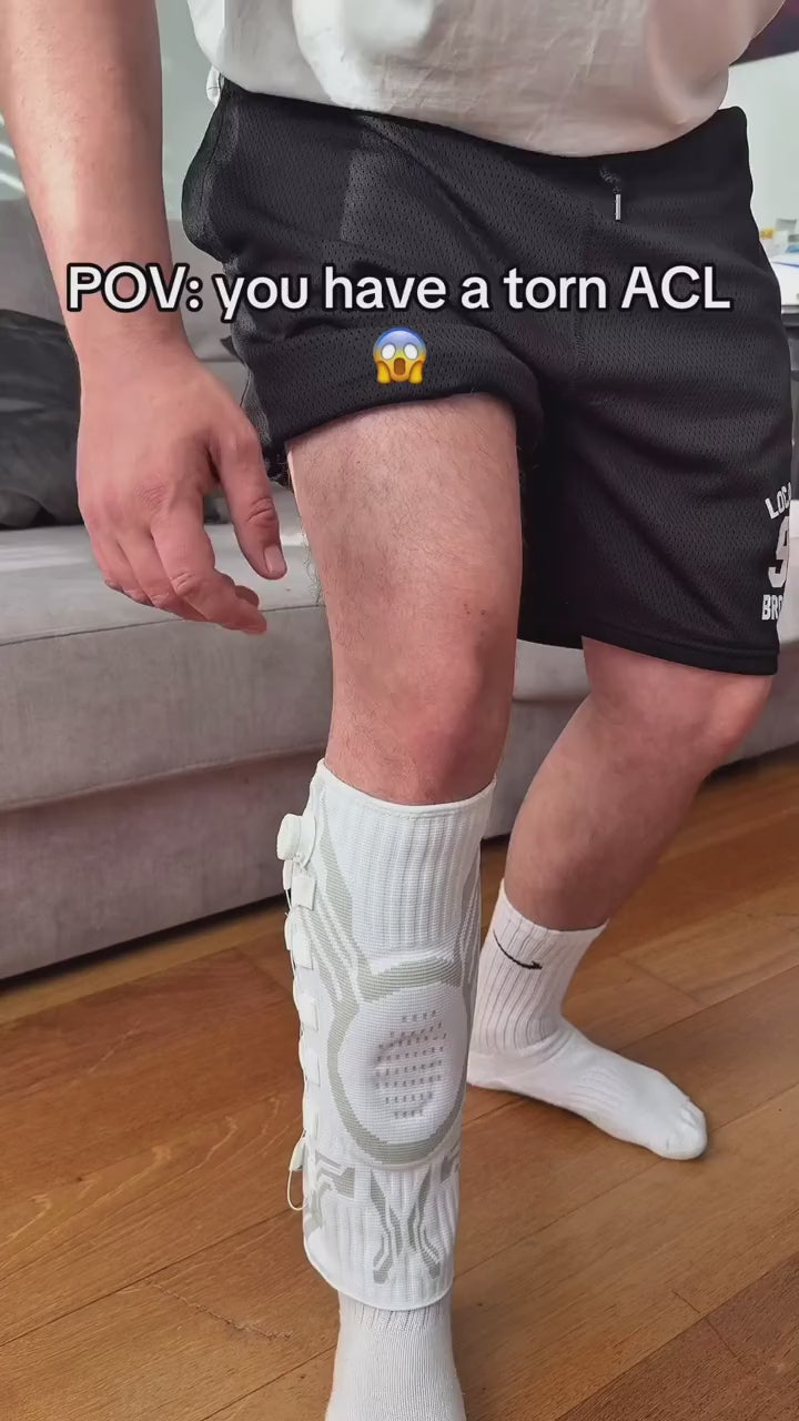 Adjustable Dial Knee Brace with Patella Gel Pad & Side Stabilizers