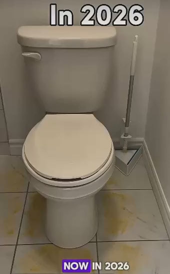 Mini Bathroom Mop & Holder Set with Disposable Pads