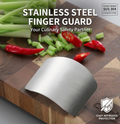 Stainless Steel Finger Guard for Safe Cutting