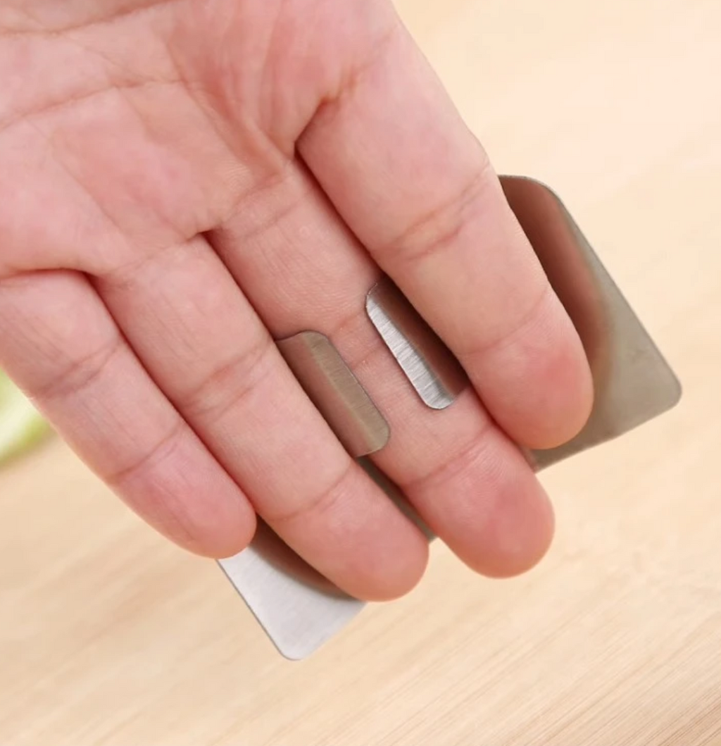Stainless Steel Finger Guard for Safe Cutting