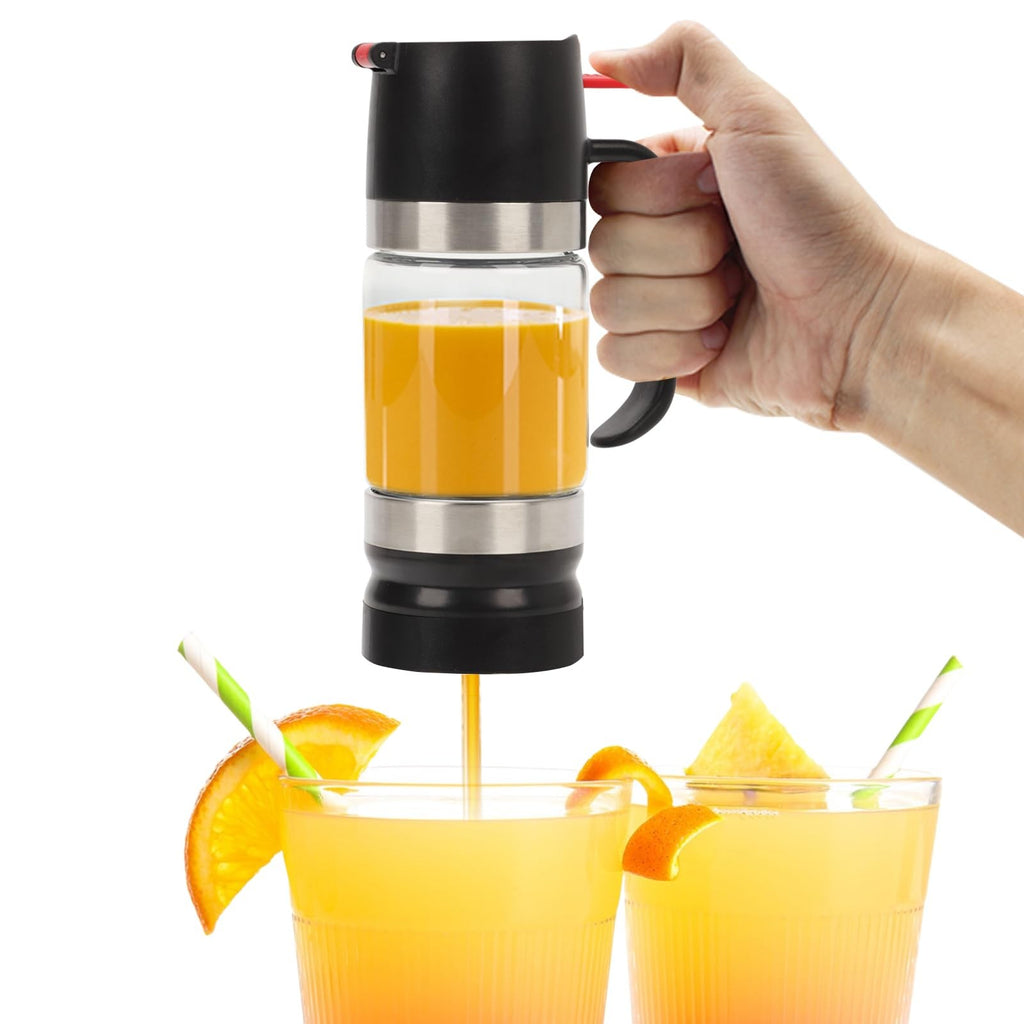 No-Drip Glass Honey & Syrup Dispenser