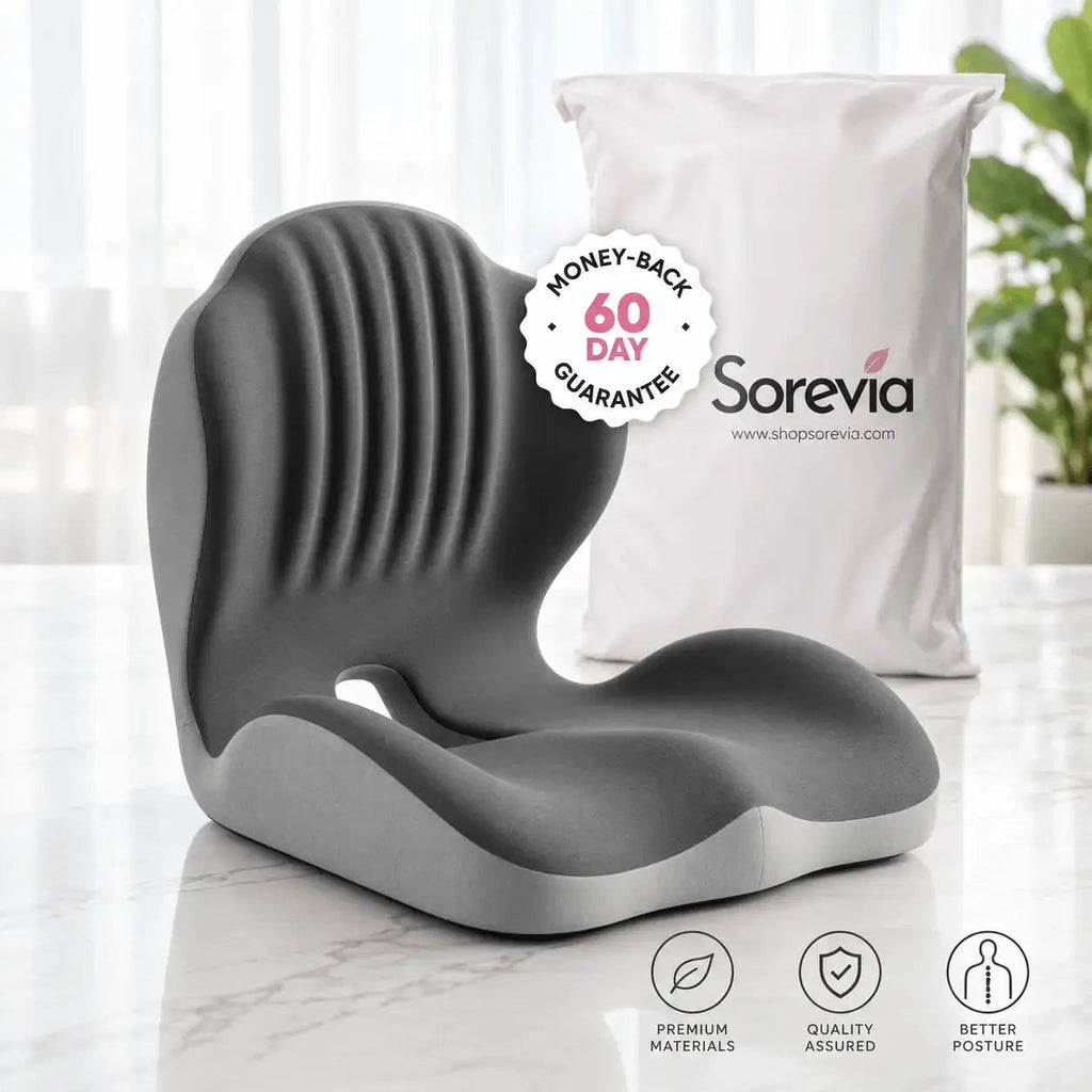 Orthopedic Memory Foam Seat Cushion for Car & Office