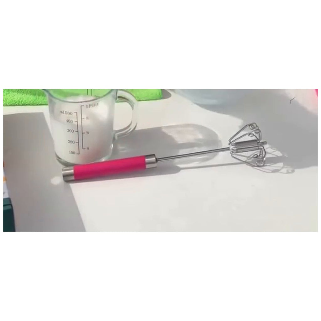 Push Whisk with pink handle
