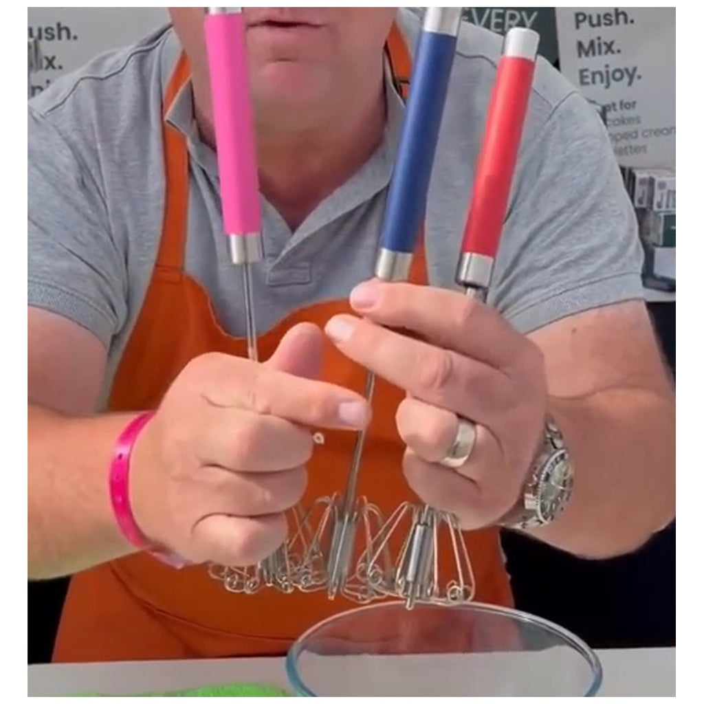 Push Whisk in pink, blue and red
